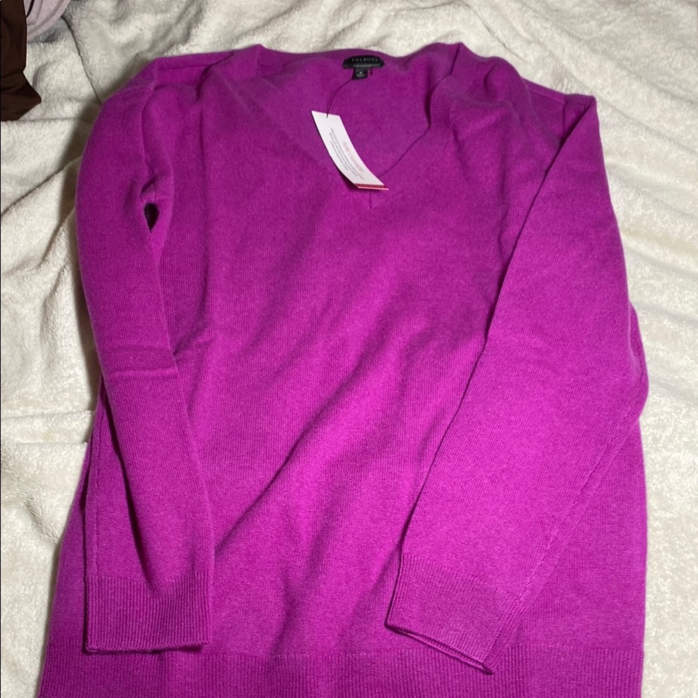 NWT Talbots 100% Cashmere Sweater